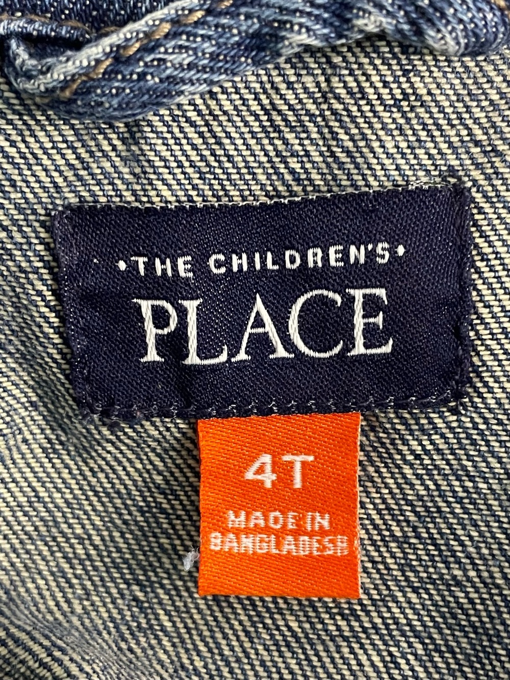 The Children's Place Paw Patrol Classic Trucker Style Denim Jean Jacket Snaps 4T - Picture 9 of 13
